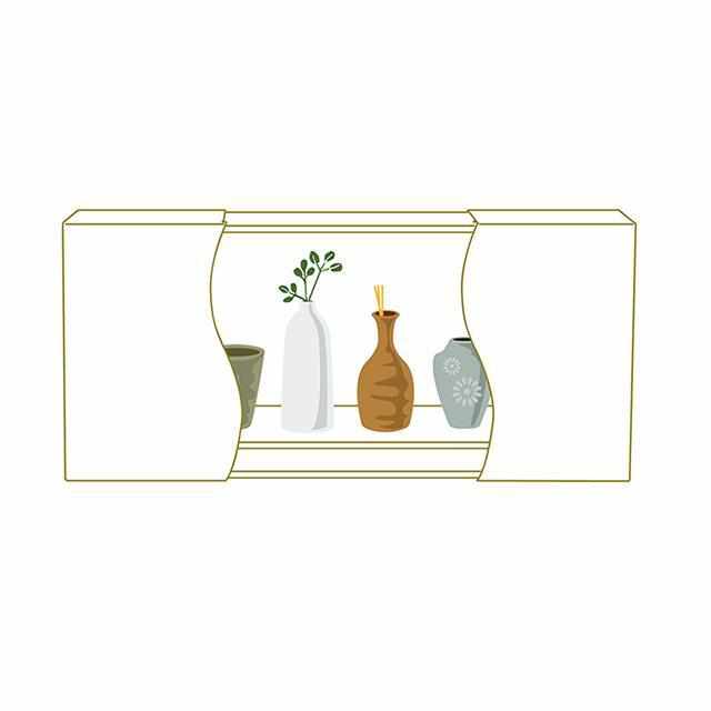 [STORAGE BOX] PAULOWNIA CABINET (GRAY PAULOWNIA) | KAMO PAULOWNIA CHESTS
