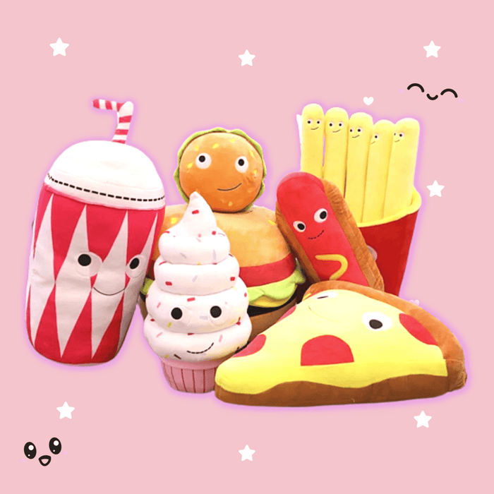 Stuffed Foodie Friends Plushies - Goodlifebean Toys & Games