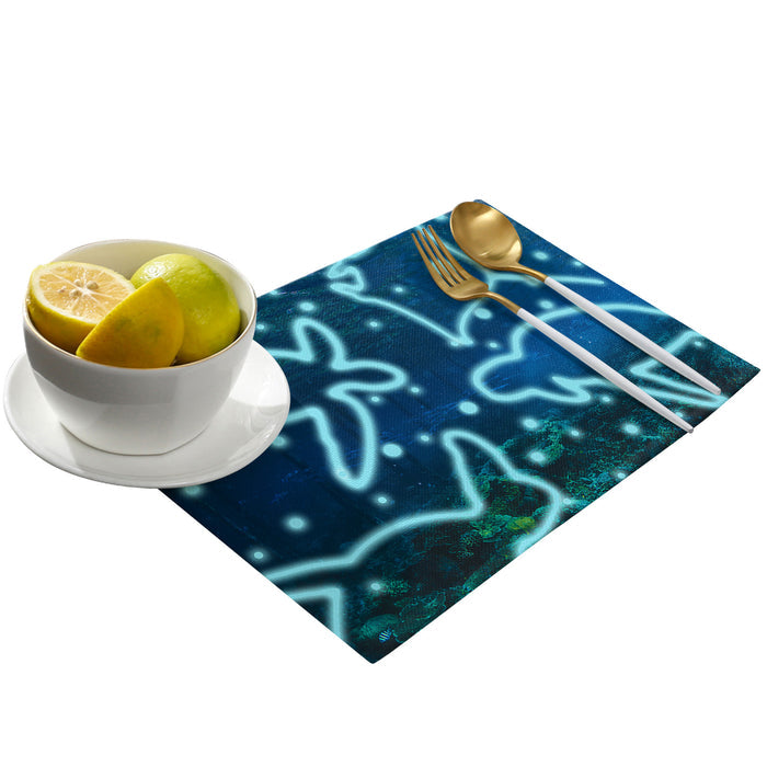 Summer ocean biological Personalized Table Placemats - LeobonZone