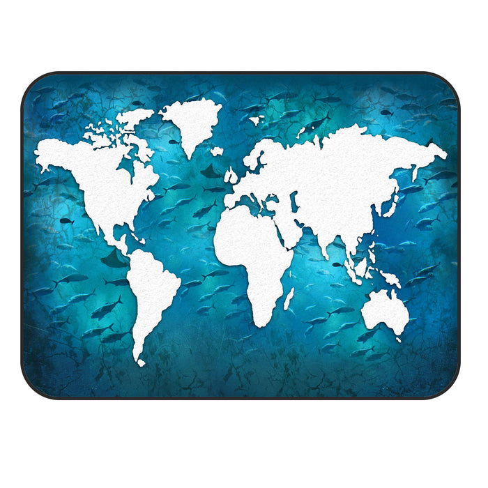 Summer Ocean Earth Plate Sponge Rillet Rubber Rugs - LeobonZone