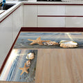 Sun Beach Starfish Right Angle Felt Doormat Two piece set - LeobonZone