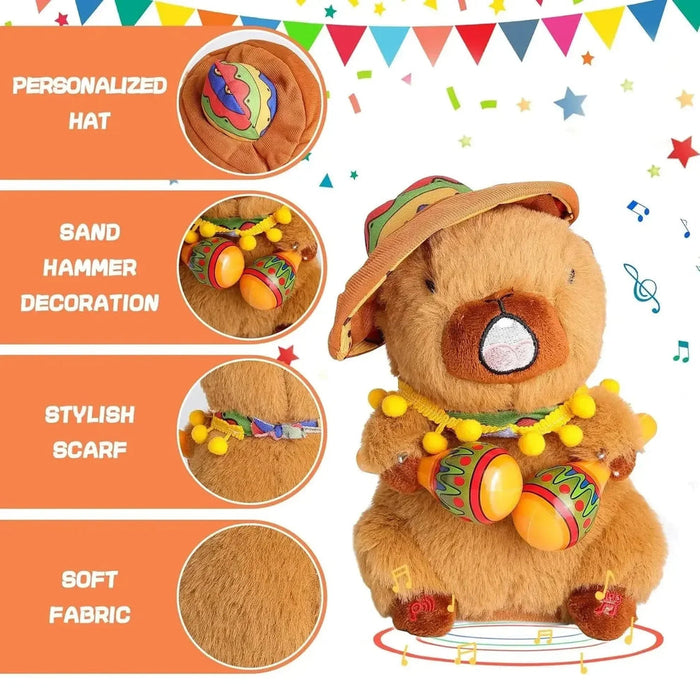 Talking capybara plush Toy