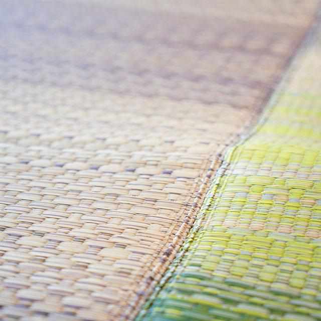 [TATAMI] RUSH RUG DENIM F JOY GREEN (S: 191 X 191 CM, L: 191 X 250 CM) | IKEHIKO | TATAMI