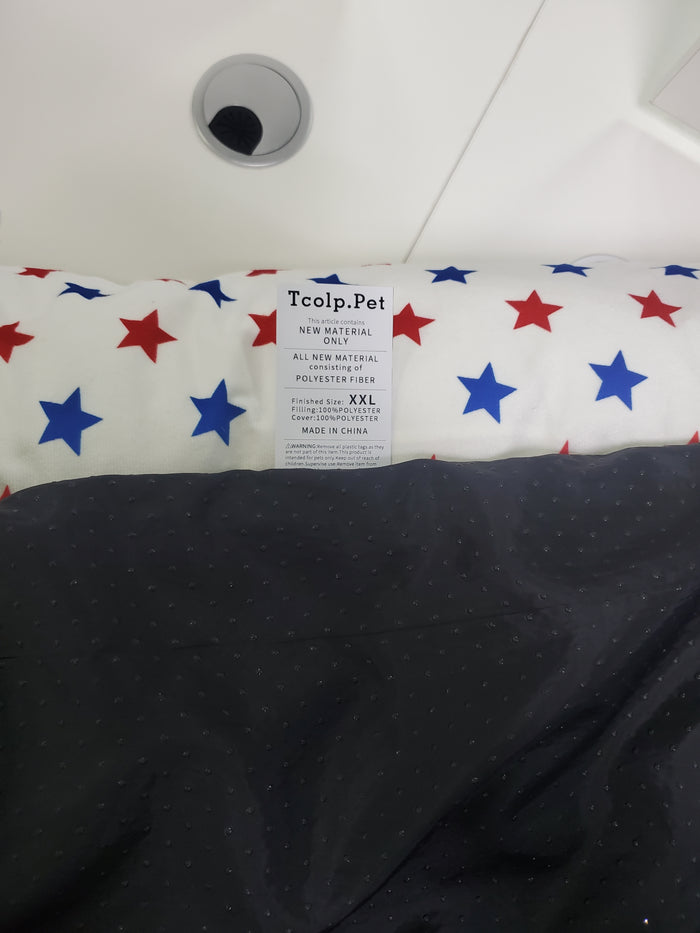 Tcolp.Pet American Independence Day Elements soft dog bed - LeobonZone