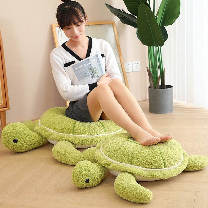 Toby: Big Stuffed Turtle Plushie - Goodlifebean Stuffed Animals