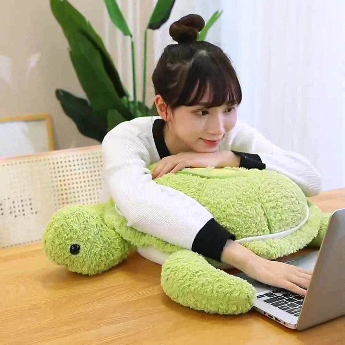Toby: Big Stuffed Turtle Plushie - Goodlifebean Stuffed Animals
