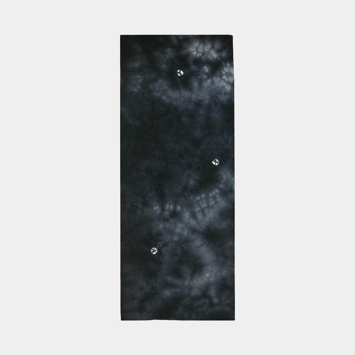 [TOWELS] BLACK WASHCLOTH BASKET DYED | KYOTO KANOKO SHIBORI| YOAKE