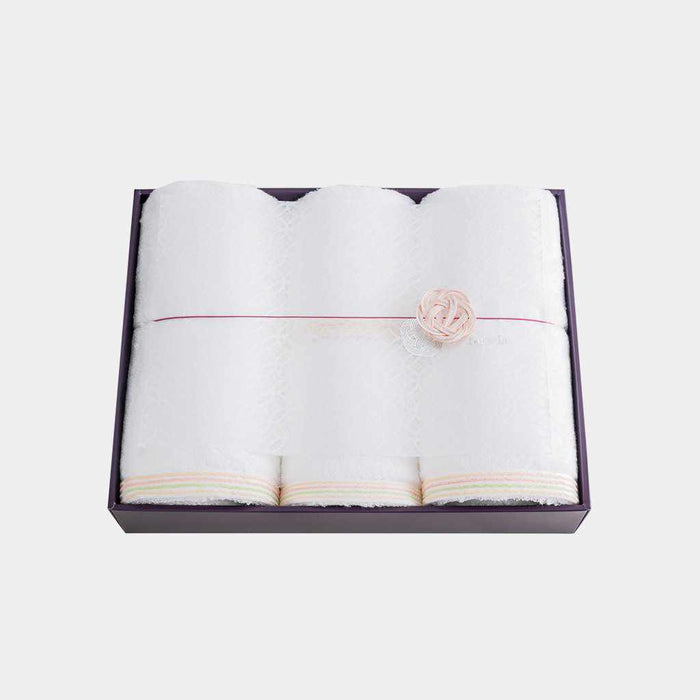 [TOWELS] "EN" BATH TOWEL X 2 & FACE TOWEL X 2 (4 PIECE SET) | IMABARI TOWELS