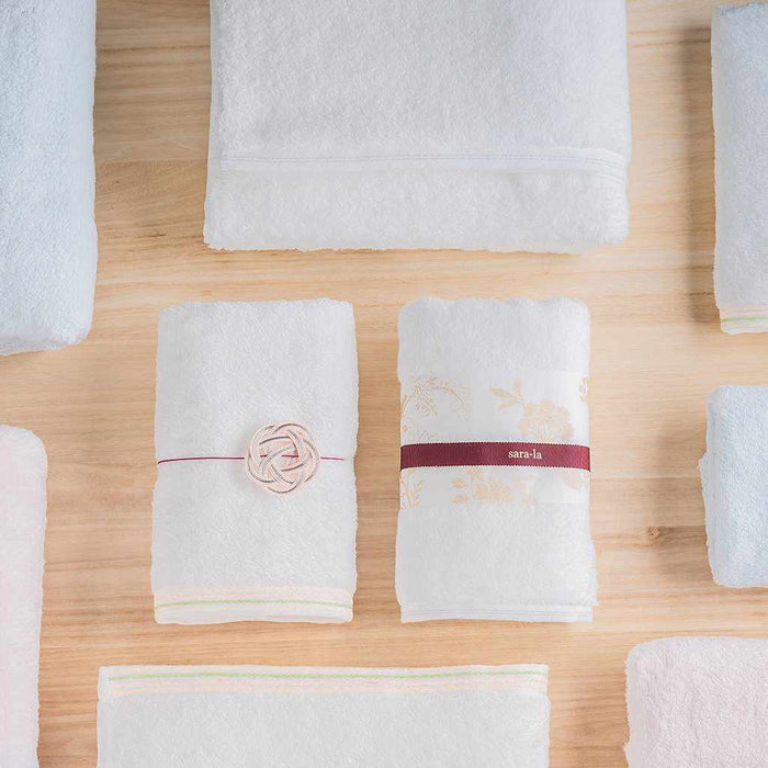 [TOWELS] "EN" BATH TOWEL X 2 & FACE TOWEL X 2 (4 PIECE SET) | IMABARI TOWELS