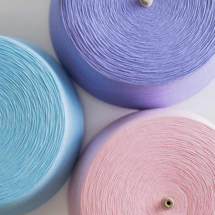 [TOWELS] "IRODORI" 1 BATH TOWEL AND 3 FACE TOWELS SET (BLUE / WHITE) | IMABARI TOWELS