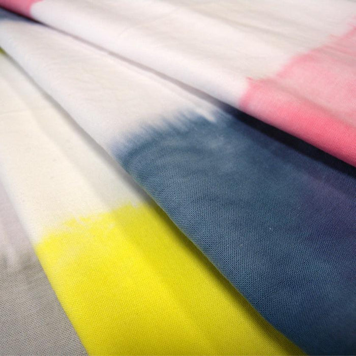 [TOWELS] LOG SQUEEZE BLUR DYED TOWEL (DEEP SEA) | KYOTO KANOKO SHIBORI| YOAKE