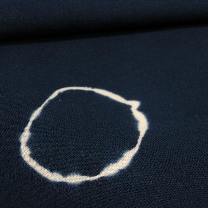 [TOWELS] SCREW-SQUEEZED WASHCLOTH (DARK INDIGO) | KYOTO KANOKO SHIBORI| YOAKE