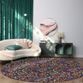 Traditional Pattern Circular Felt Rugs - LeobonZone