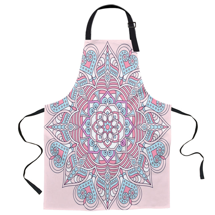 Traditional Pattern Personalized Canvas Apron - LeobonZone