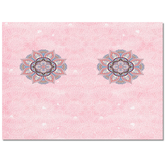 Traditional Pattern Right Angle Felt Rugs - LeobonZone