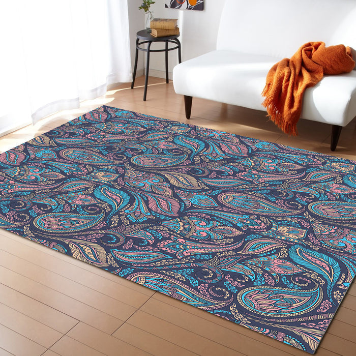 Traditional Pattern Right Angle Felt Rugs - LeobonZone