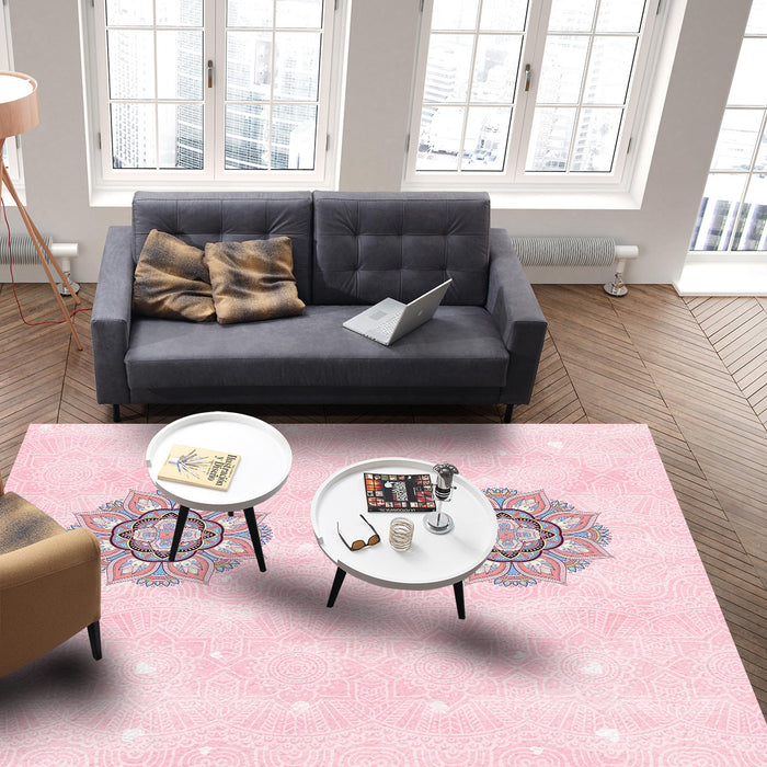 Traditional Pattern Right Angle Felt Rugs - LeobonZone