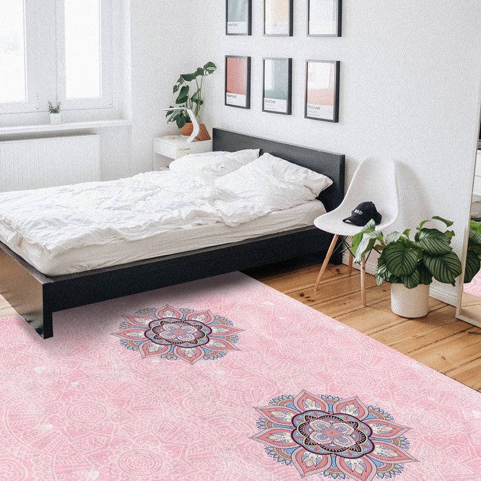 Traditional Pattern Right Angle Felt Rugs - LeobonZone