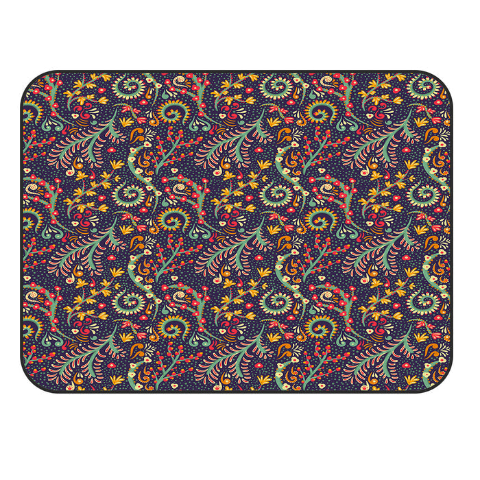 Traditional Pattern Sponge Rillet Rubber Rugs - LeobonZone