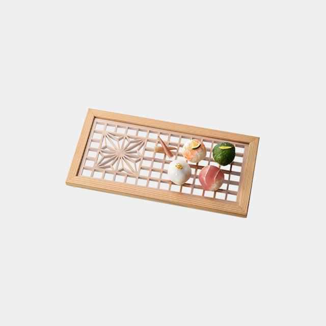 [TRAY] JAPANESE SET HEMP LEAF (S) | KUMIKO