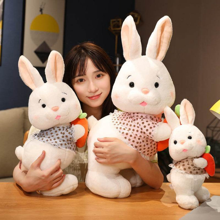 Tubby : Carrot Loving Bunny Plushie - Goodlifebean Stuffed Animals