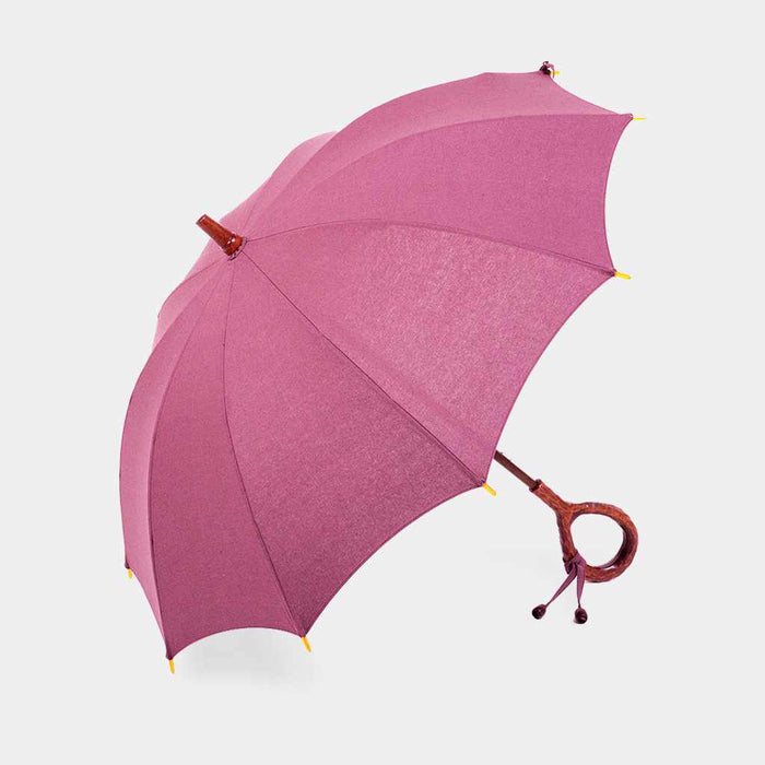 [UMBRELLA] IMPERIAL HOUSEHOLD AGENCY PURVEYOR "WOMEN" PARASOL INDIAN HEAD CHIEF (DARK MAGENTA) | MAEHARA KOEI SHOTEN | TOKYO UMBRELLA