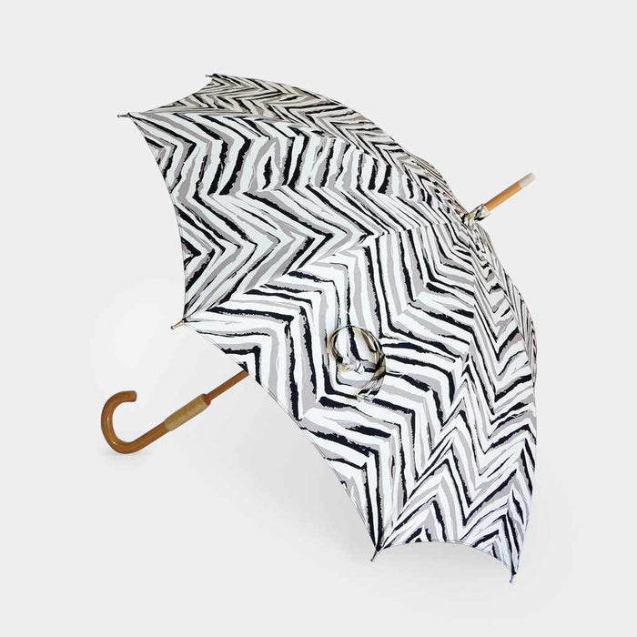 [UMBRELLA] PARASOL STAR GRAY | HAND PRINTING