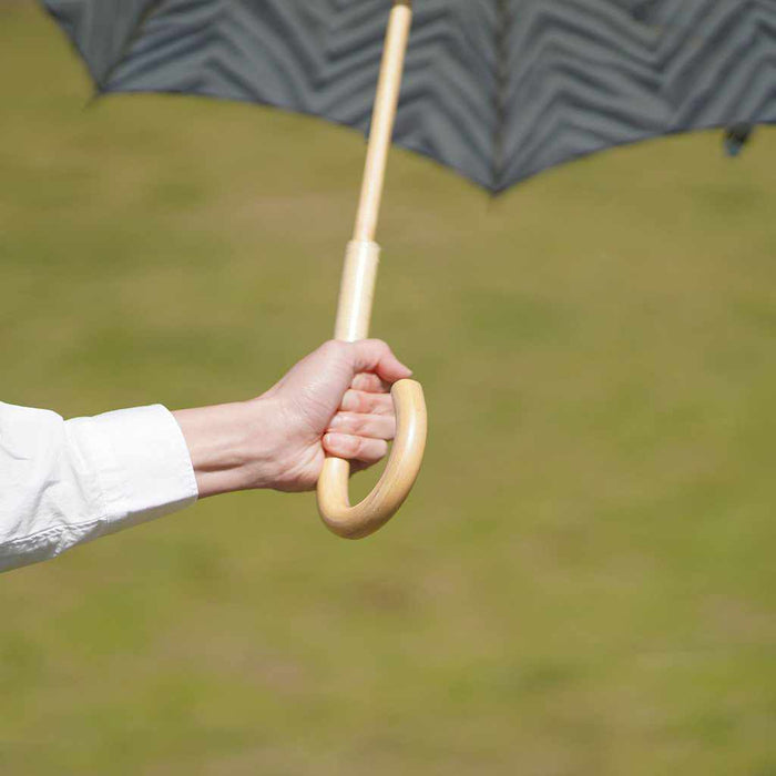 [UMBRELLA] PARASOL STAR GRAY | HAND PRINTING
