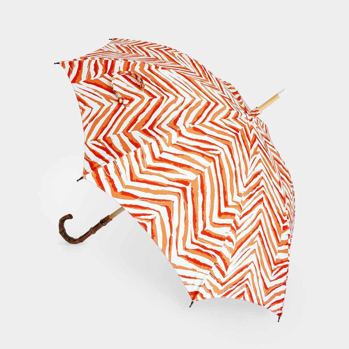 [UMBRELLA] PARASOL STAR ORANGE | HAND PRINTING