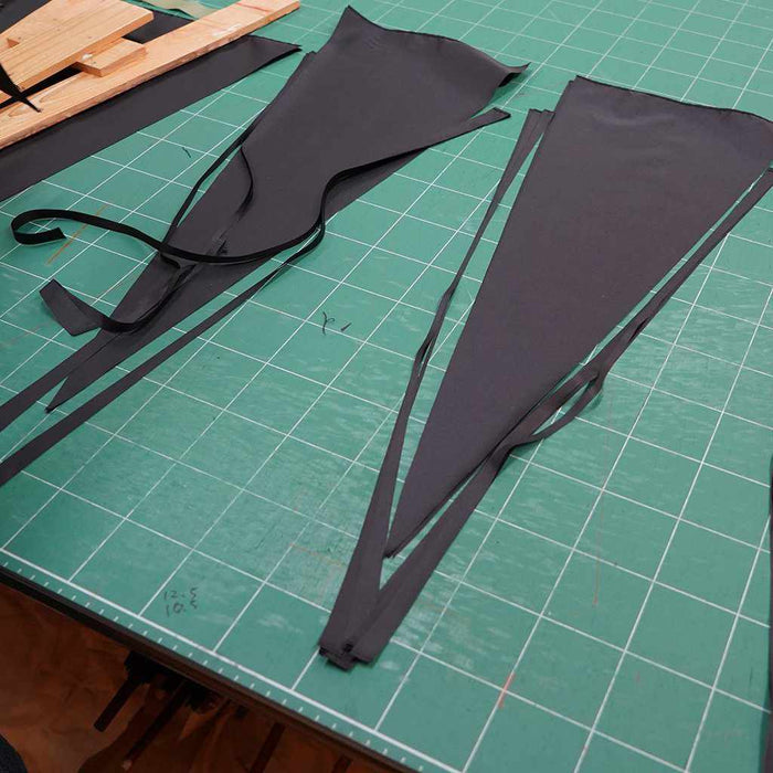[UMBRELLA] WOMEN PURVEYOR TO THE IMPERIAL HOUSEHOLD AGENCY BORDER L FOLDING (NAVY) | MAEHARA KOEI SHOTEN | TOKYO UMBRELLA
