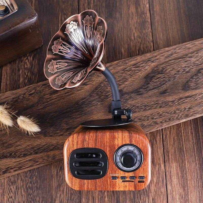 Vintage Gramophone Bluetooth Speaker