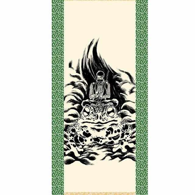 [WALL SCROLL (HANGING SCROLL)] SHINOBU ~ FROG ~ (MINI) | WALL SCROLL (HANGING SCROLL)