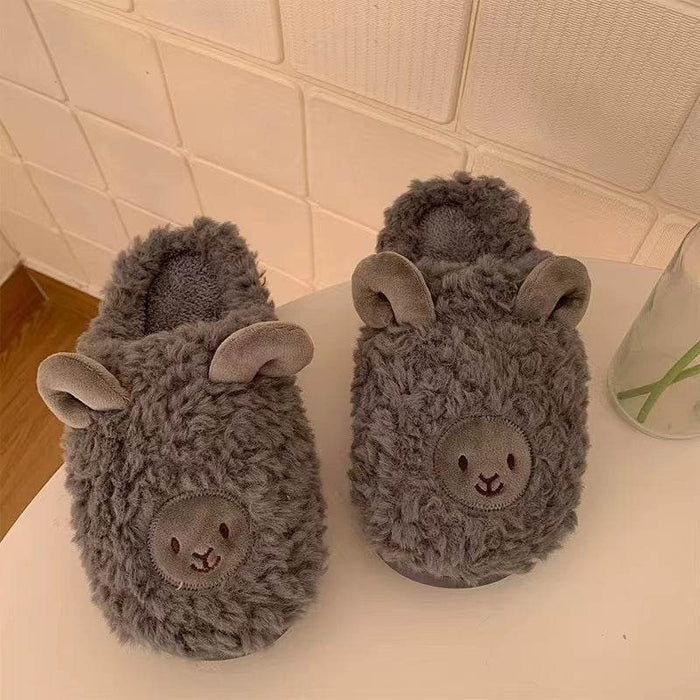 Warm Fuzzy Alpaca Llama Slippers - Goodlifebean Stuffed Animals