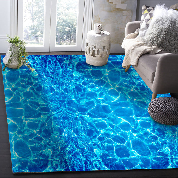 Water Ripple Right Angle Felt Rugs - LeobonZone