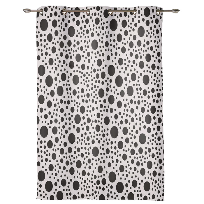 White dots Blackout Window Curtains - LeobonZone