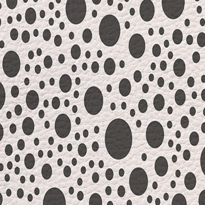 White dots Leather Doormat - LeobonZone