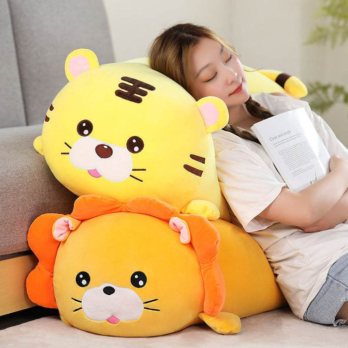Wild Body Pillow Plush | Tiger Lion Plush - Goodlifebean Stuffed Animals
