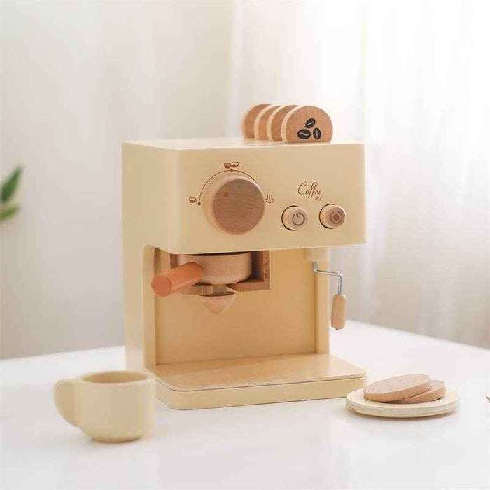 Wooden Coffee Machine Puzzle Toy for Kids | Parent - Child Toys - Goodlifebean puzzle