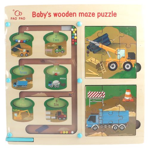 Wooden maze puzzle(30*30 cm)