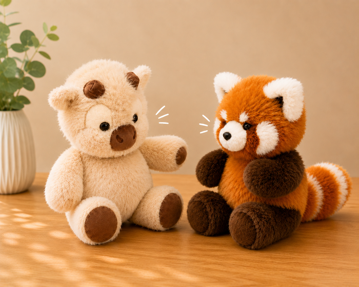 Woodland Running Plushie Duo