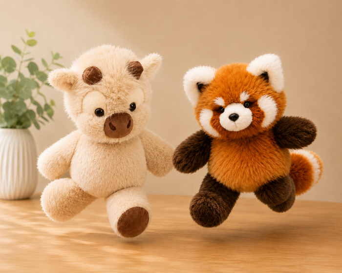 Woodland Running Plushie Duo