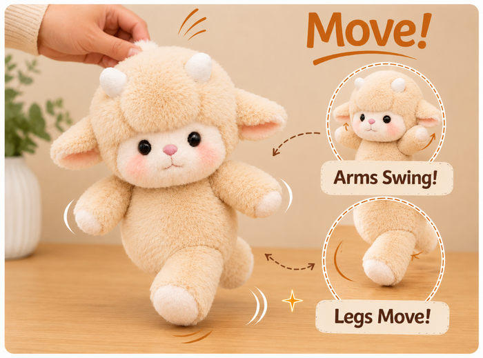 Original Running Plushie Stuffed Animal-Goodlifebean